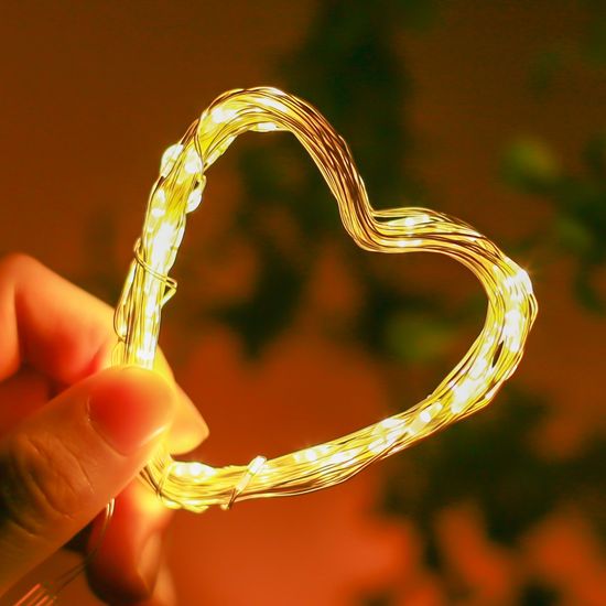 은하수 50구 LED 드럼 와이어 전구 5M 건전지형 2종