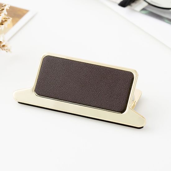 [무료각인]집게형 북클립 천연소가죽 북스토퍼