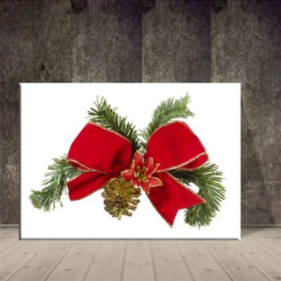 크리스마스 액자 빨간 리본장식 포스터 ch-144 (4호)