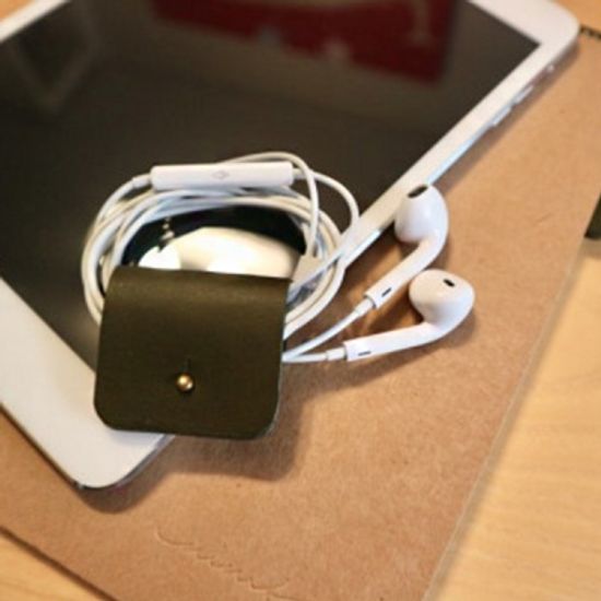 베지터블 가죽이어폰 홀더