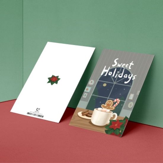 [크리스마스카드] XJW3216-SWEET HOLIDAYS 성탄절카드