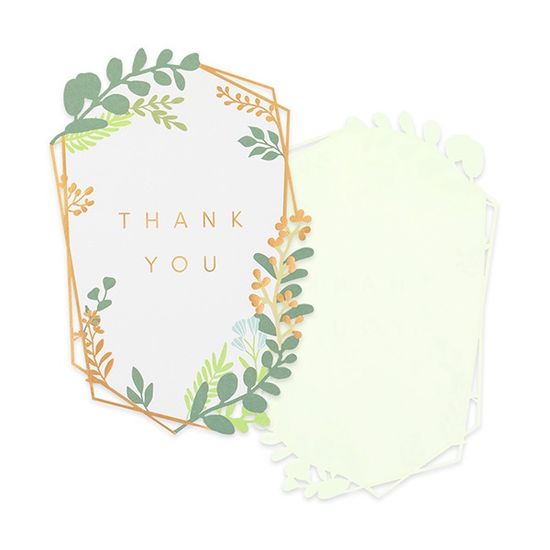 Card Laser cutting - Leaves