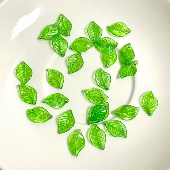 나뭇잎 비즈 공예 재료 화분 식물 키링 끈갈피만들기