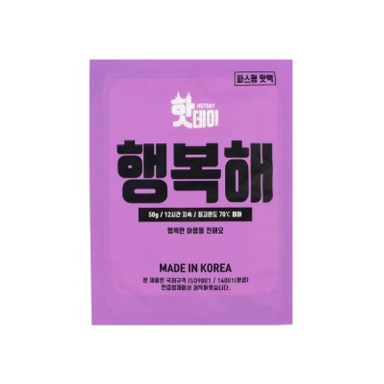 핫데이핫팩 파스형 50g X 20매