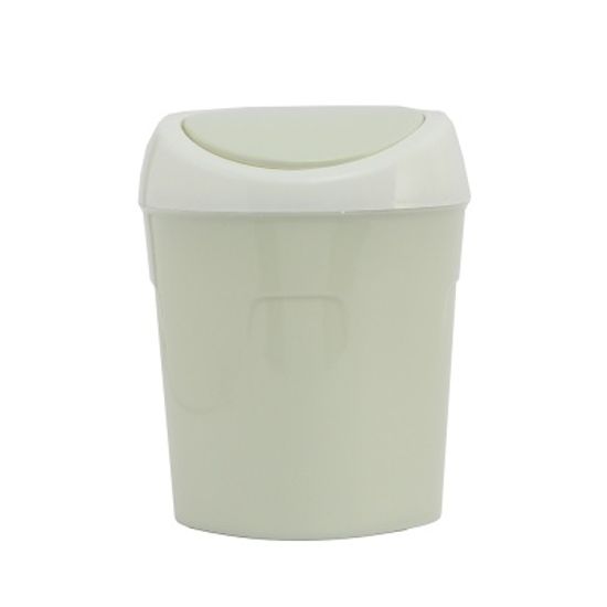 라이프 미니 휴지통(그린) / 스윙형 화장대휴지통