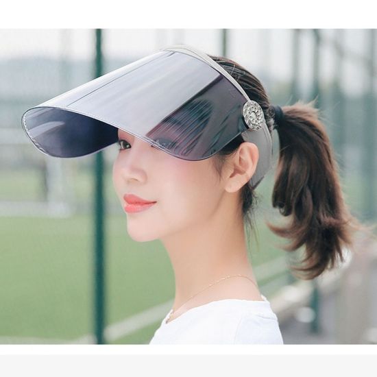 썬쉴드 자외선차단 썬캡(그레이)