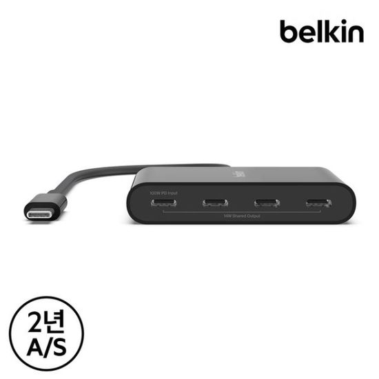 벨킨 4in1 USB-C타입 멀티 허브 AVC018bt