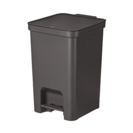 리템 페달형 휴지통 다크그레 WD79FBB