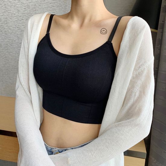 스포츠 브라 탑 렛 심리스 노와이어(WBFD68D)