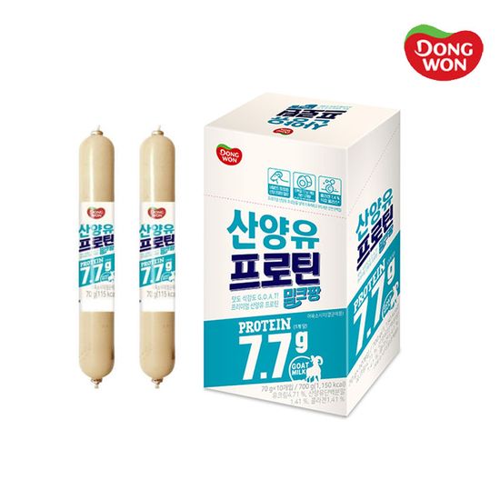 [동원] 밀크팡 산양유 프로틴 소시지 70g x 20개