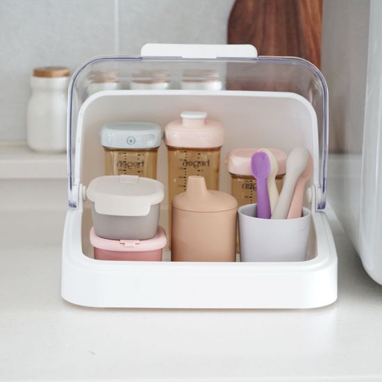 커버 멀티보관함 식기 젖병 빵 이유식 탕비실 카페 