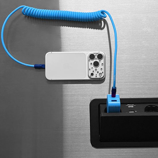 수피 비비드 컬러 실리콘 240W 초고속 케이블 C타입