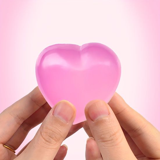 색변화 하트 말랑이 슬랑이 스퀴시 스트레스볼 커플