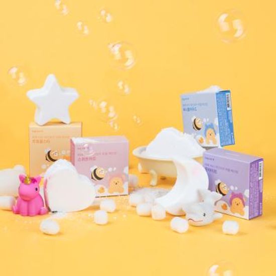 베베 비비 레인보우 버블 배쓰밤 아기 거품 목욕