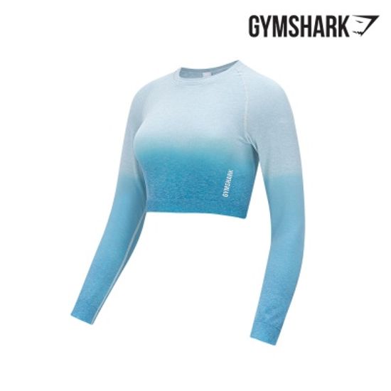 짐샤크 아답트 옴브레 심리스 크롭티셔츠 (GLCT4121)