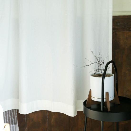 광목 순면 화이트 커튼 커텐