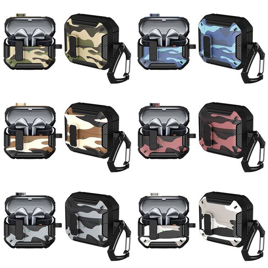 갤럭시버즈3 프로 밀리터리 락 잠금 하드 범퍼 케이스