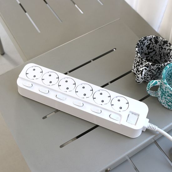 시소탭 국산 먼지 차단 특허 안전 개별 멀티탭 6구