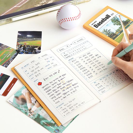 마이 웰니스 로그 : 야구 (노트,핸디,야구팬,경기)