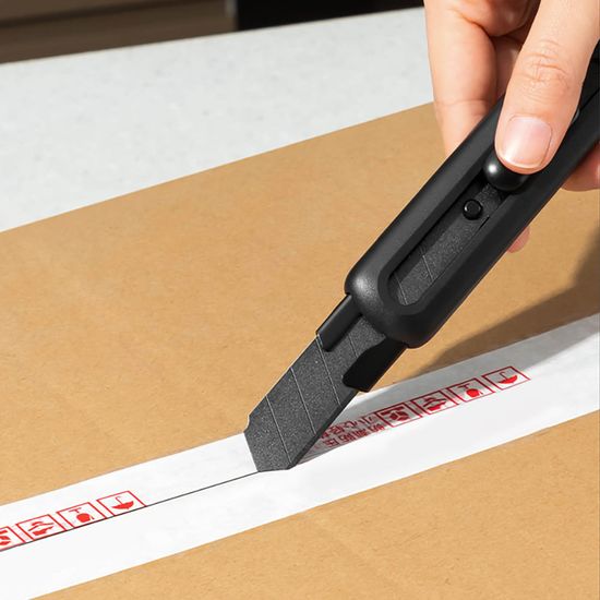 델리 블랙 오토락 커터칼 컷터 대형