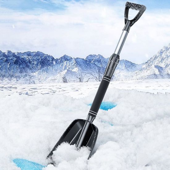 [와인앤쿡]휴대 접이식 눈삽 제설삽 1개