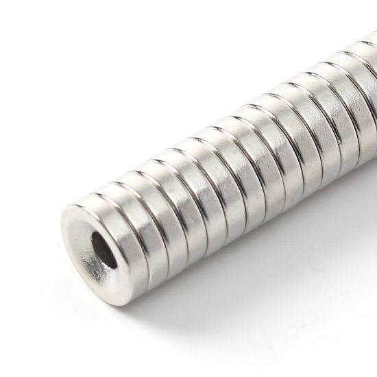 원형 사라 자석 20개입(12x3mm) (홀 84) 접시 머리