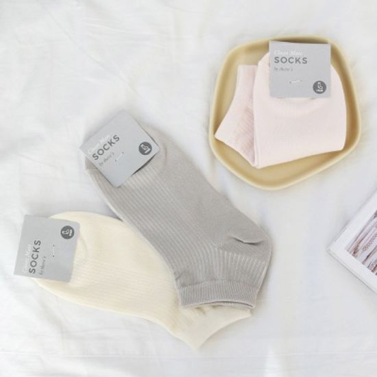 베이직 앵클삭스 파우치 3족세트