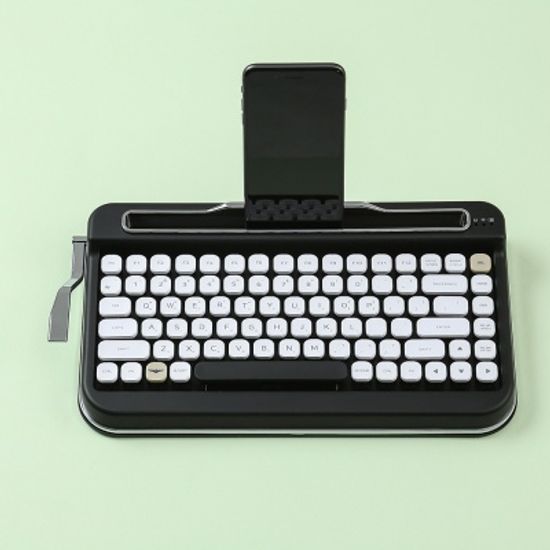 페나 키보드-타자기 컨셉 블루투스무선(화이트 다이아)