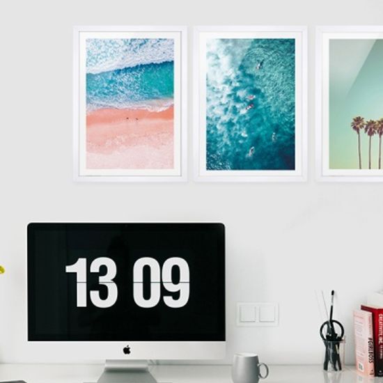 여름 바다 해변 풍경 포스터 vol.1_SB01(핑크 해변)