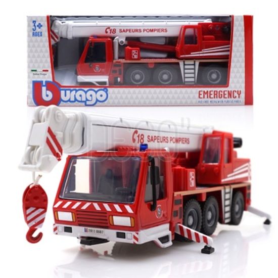 1:50 슈퍼 크레인 건설 미니카 소방차 중장비