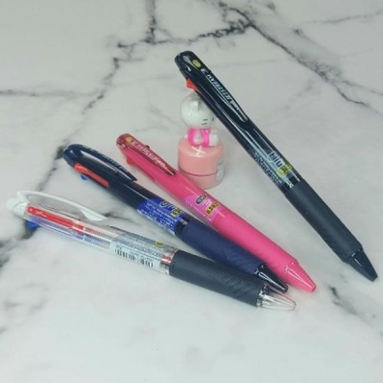 0.38mm 3색 유성볼펜..유니 제트스트림 멀티펜 3C