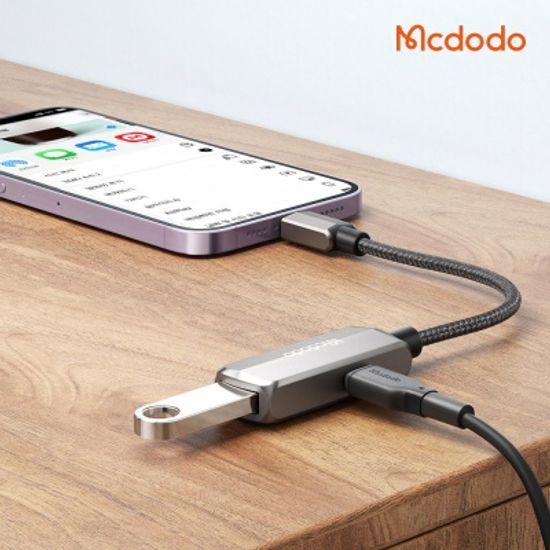 맥도도 2in1 라이트닝 8핀 충전 + USB-A OTG 듀얼젠더