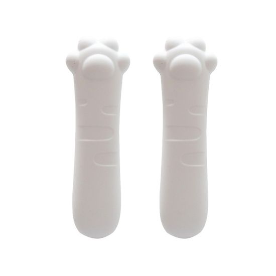 고양이 실리콘 문손잡이 커버 도어 쿠션 2p
