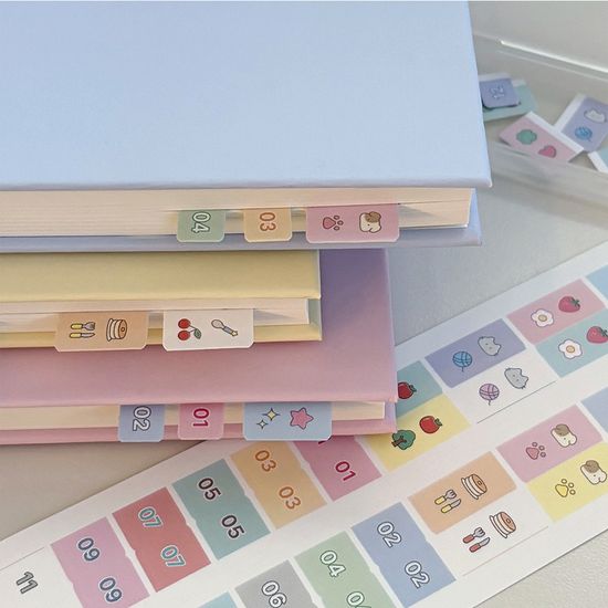 러빗띵스 라벨 다이어리 세트