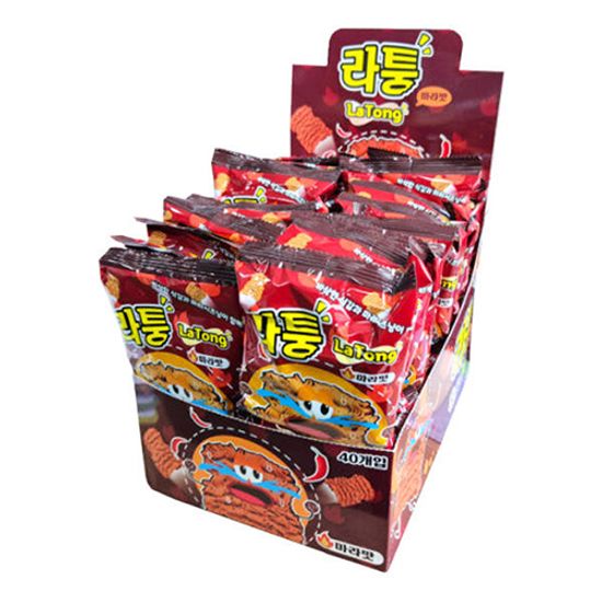 아이비전 라퉁 라면과자 마라맛 25g 40개입
