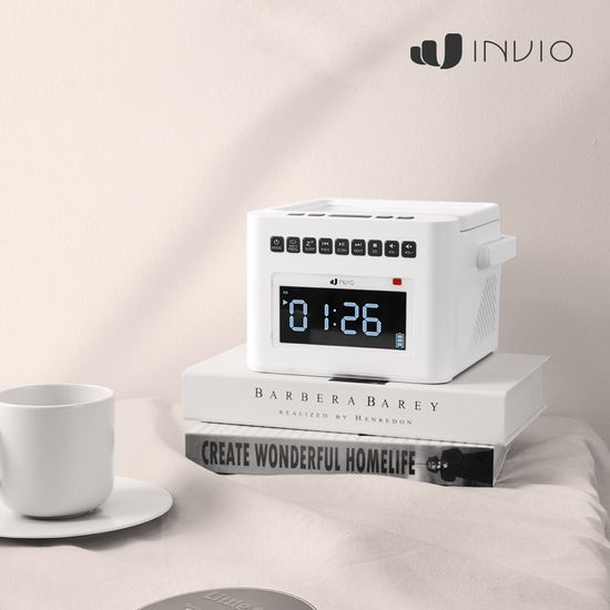 인비오 휴대용 무선 CD플레이어 블루투스 라디오