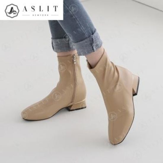 [애슬릿]데일리 여성 스판 삭스 로우 힐 앵클 부츠