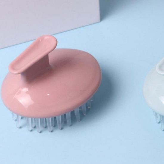 미니멀 두피 지압 파스텔 브러쉬 1개(색상랜덤)