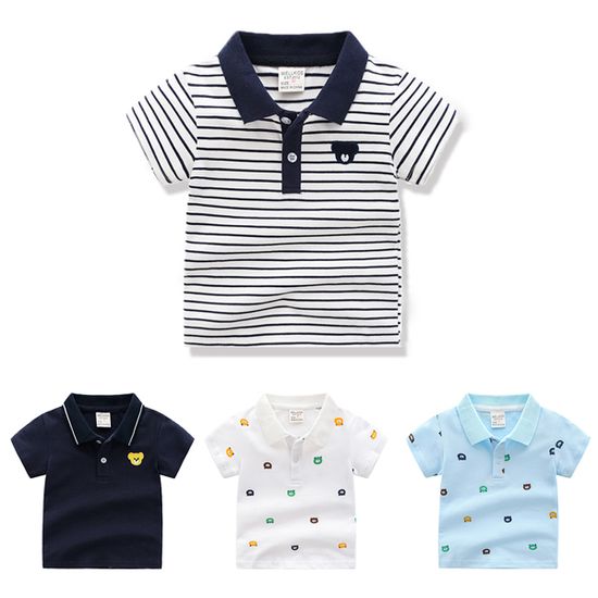 포인트베어 아동 반팔 곰돌이 카라티셔츠 205755