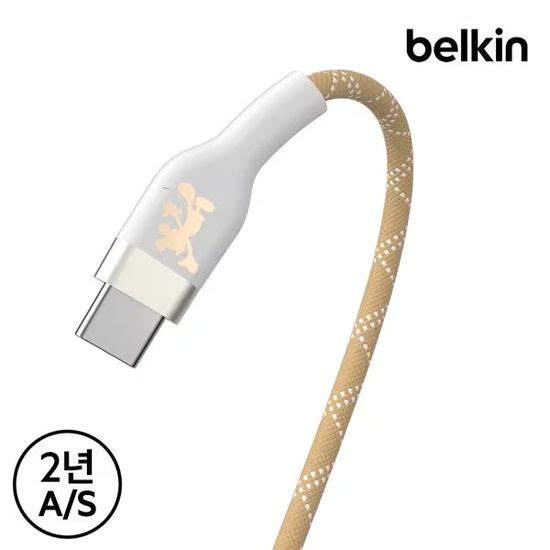 벨킨 스타 미키 C to C 고속 충전 케이블 CAB011WG
