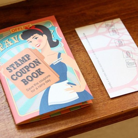 스탬프 쿠폰북 세트