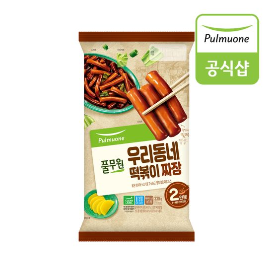 풀무원 우리동네 짜장 떡볶이 짜장 330g(2인분) x 1봉