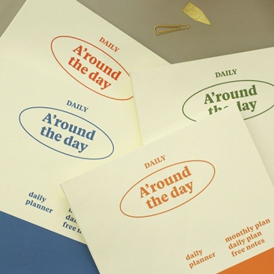 어라운드더데이 - 데일리 플래너(3개월)