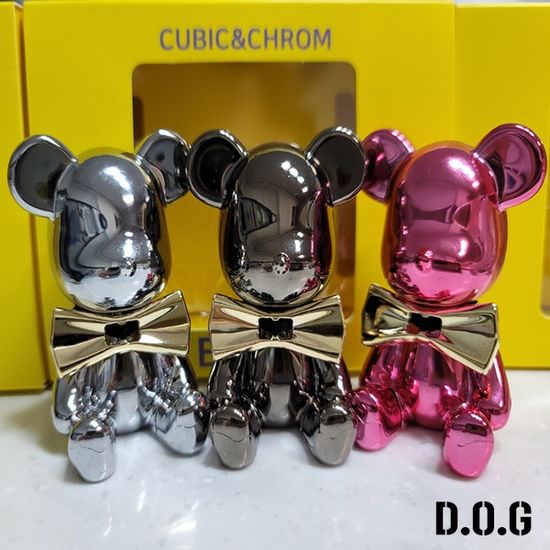 [도그독] 레인보우 크롬베어 차량용 방향제 명품 고급