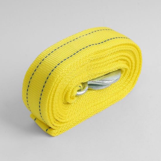 5M 고리형 차량용 견인로프(5톤) (형광옐로우)