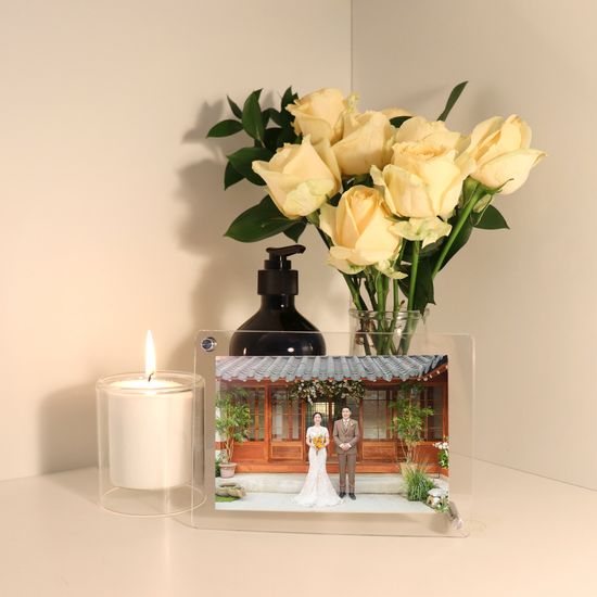 청첩장액자 투명 아크릴 사진액자 3x5 4x6 5x7 A4