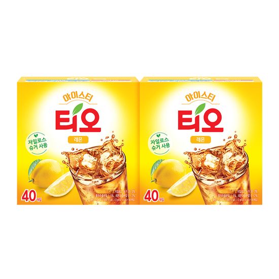 동서 아이스티 티오 레몬 40T 2개
