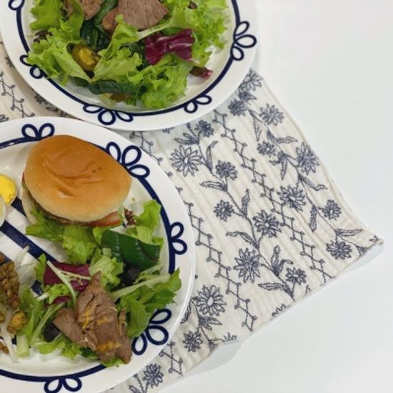 케이블랑 들꽃 키친크로스 행주 테이블매트 (2colors)