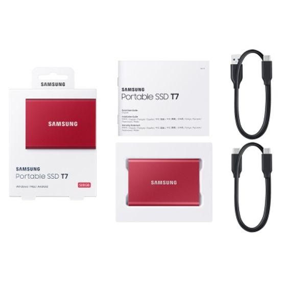 삼성전자 외장하드 외장 SSD 포터블 T7 500GB