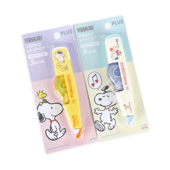 PLUS WHIPER MR수정테이프 피너츠
